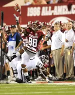Sophomore Damarlo Belcher pulled in a career-high 97 yards and a touchdown against Eastern Kentucky.