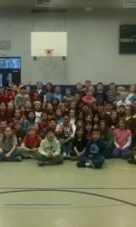 Lindsay Enterline at Childs Elementary School