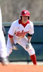 Brian Lambert's two-run single gave the Crimson squad its first lead in a 9-1 win.