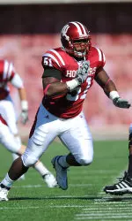 Senior defensive end Terrance Thomas forced and recovered a fumble against Arkansas State.