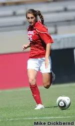 Darby Hannon score her second goal of the year for the Hoosiers on Thursday night