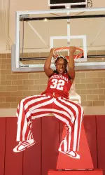 Senior All-America and All-Big Ten candidate Jori Davis