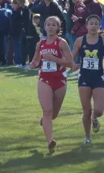 Sarah Pease paced the Hoosiers to fifth place with a fifth-place finish of her own.
