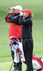 Sophomore Kate Coons is tied for 27th after two rounds of the Challenge at Onion Creek.