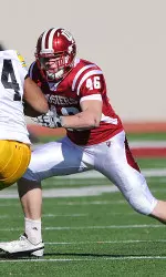Senior linebacker Tyler Replogle ranks seventh in the Big Ten averaging 7.8 tackles per game.