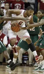 Christian Watford had 18 points and nine rebounds in Tuesday night's game.