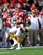 Junior wide receiver Tandon Doss and the Hoosiers face Purdue in West Lafayette at noon on Saturday.