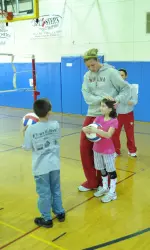 Mary Chaudoin at the Boys & Girls Club