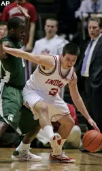 Daniel Moore had seven points at Wisconsin