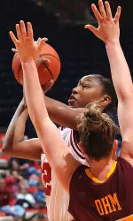 Jori Davis is 23 points shy of 1,000 career points at Indiana.
