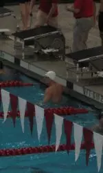 Bryan Chovanec took second in the 50-yard freestyle with a time of 19.86.