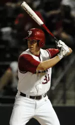 Jerrud Sabourin had four hits in a 10-8 win over West Virginia.
