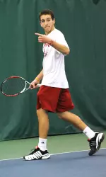 Freshman Isade Juneau defeated Patrick Collins in straight sets.