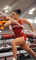Junior Stephanie Chin cleared a provisional qualifying height of 4.05m for fourth in the pole vault.