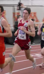 Sophomore Ben Hubers finished fifth in the 3,000m.
