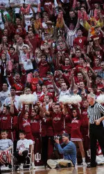 The Hoosiers played in front of six sellout crowds this season.