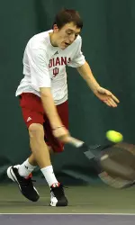 Freshman Josh MacTaggart was a part of a shutout win at numbers two doubles.