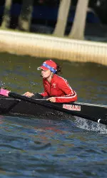 Junior coxswain Amy Coleman