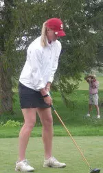 Junior Lauren Giesecke will travel with the Hoosiers to the Mountain View Invitational this week.