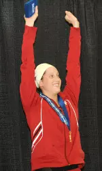 Donna Smailis is the 2010 Big Ten Champion in the 100 freestyle and 100 butterfly, and earned All-America honors at the NCAA meet two weeks ago.