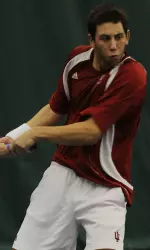 Sophomore Jeremy Langer only gave up two games in his match against Morehead State.