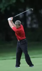 Senior Alex Martin plays his last round of competition on the home course this weekend