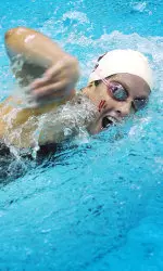 All-American Donna Smailis was one of 10 women's swimmers and divers to earn Academic All-Big Ten accolades.