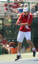 Sophomore Jeremy Langer won in straight sets at number two singles.