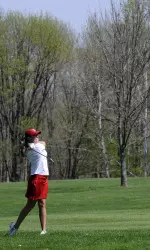 Laura Nochta is tied for third after 36 holes of the IU Invitational.