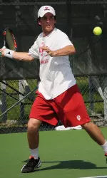 Senior Lachlan Ferguson led the way for IU, scoring wins at number two singles and number one doubles.