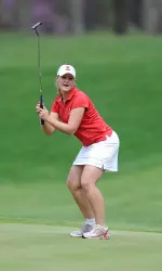 Kellye Belcher posted her third consecutive top-10 finish with a ninth-place showing at the Lady Buckeye Invitational.