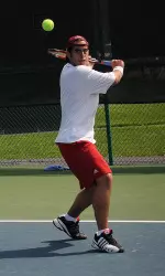 Santiago Gruter won in straight sets at number three singles.