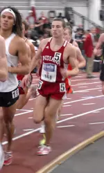 Zach Mayhew was fourth in the championship 5,000m.