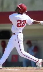 Sterling Mack had two hits in IU's loss to Minnesota.