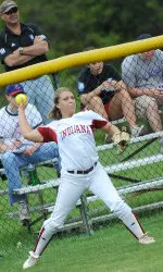 Jennifer Glueckert leads the Hoosiers into Madison this weekend with a .345 batting average.