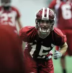 Matt Ernest has enjoyed the transition from wide receiver to cornerback.