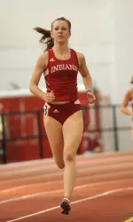 Samantha Ginther took third in the women's mile.