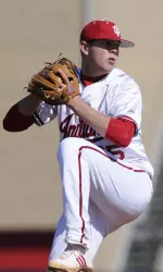 Walker Stadler gets the call on the bump for the Hoosiers against Kentucky on Tuesday.