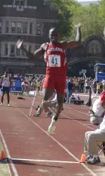 Sophomore Olu Olamigoke