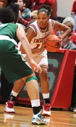 Andrea McGuirt will begin her senior year of eligibility in graduate school in IU's Kelley School of Business.