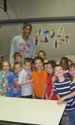 Sasha Chaplin at Rogers Elemetary School