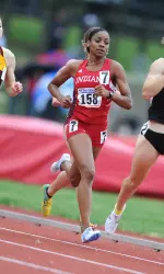 Ashley Baker is one of four Hoosiers qualified in the women's 800 meters.