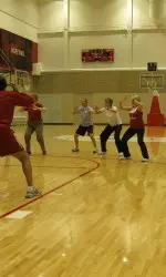 The IU coaching staff held a clinic for the Hoosiers' Phenomenal Women on May 22.