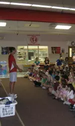 Lindsay Enterline at University Elementary School