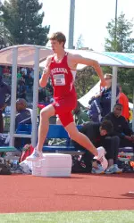 Derek Drouin is the first Hoosier ever to claim indoor and outdoor NCAA titles.