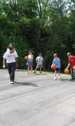 IU's coaching staff at the Crestmont Complex in Bloomington.