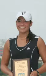 IU's Kayla Fujimoto won the women's consolation singles draw