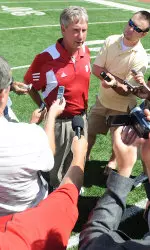 Head Coach Bill Lynch and the Hoosiers took part in their annual media and photo day on Tuesday.