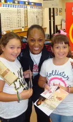 IU head coach Felisha Legette-Jack at the 2010 Wal-Mart Back-to-School Midnight Madness.