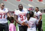 The Hoosiers welcomed the Bloomington Boys & Girls Club to Memorial Stadium on Thursday afternoon.